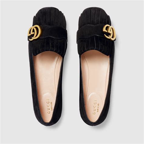 gucci balerina|Gucci black ballet flats.